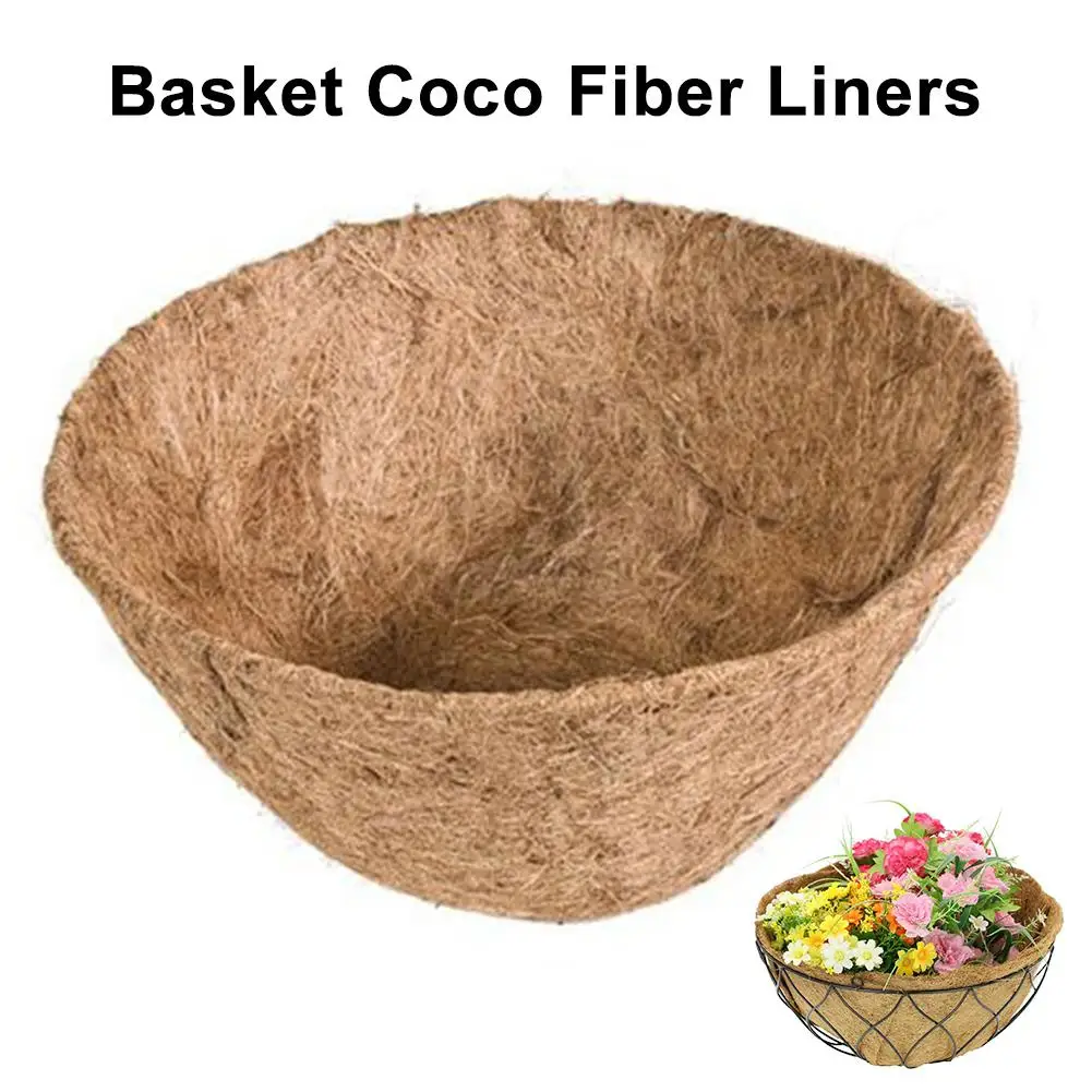 Fiber Replacement Liner For Plastic Flower Pots Orchid Flower Pots Balcony Planting Coconut Palm Wall Hanging Flower Pot