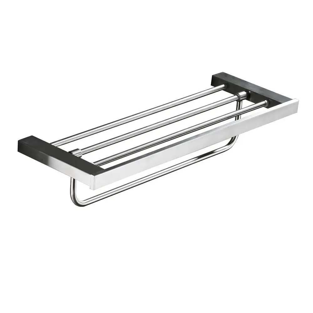 Brushed towel rack, stainless steel towel rack, 304 bathroom rack, bathroom hardware pendant