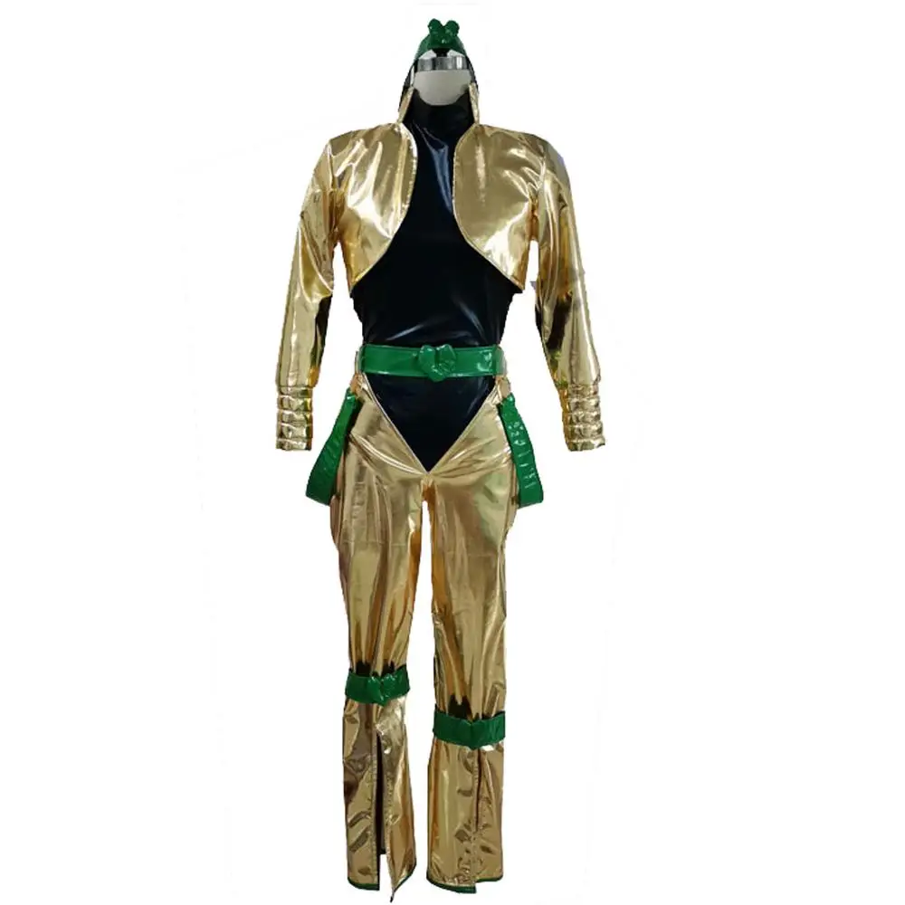 2024 movie Dio Brando Cosplay Costume Gold Patent Leather Version