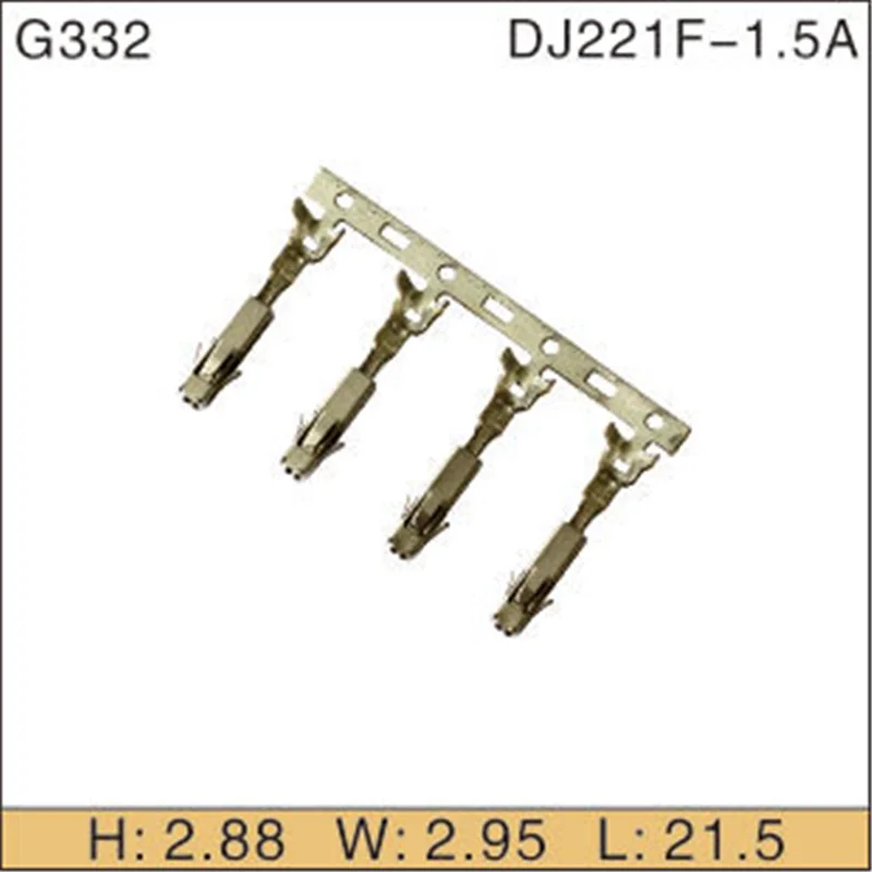 

Free shipping 1000pcs Car Electronics & Motorcycle Accessories & Parts G332 male terminal connector