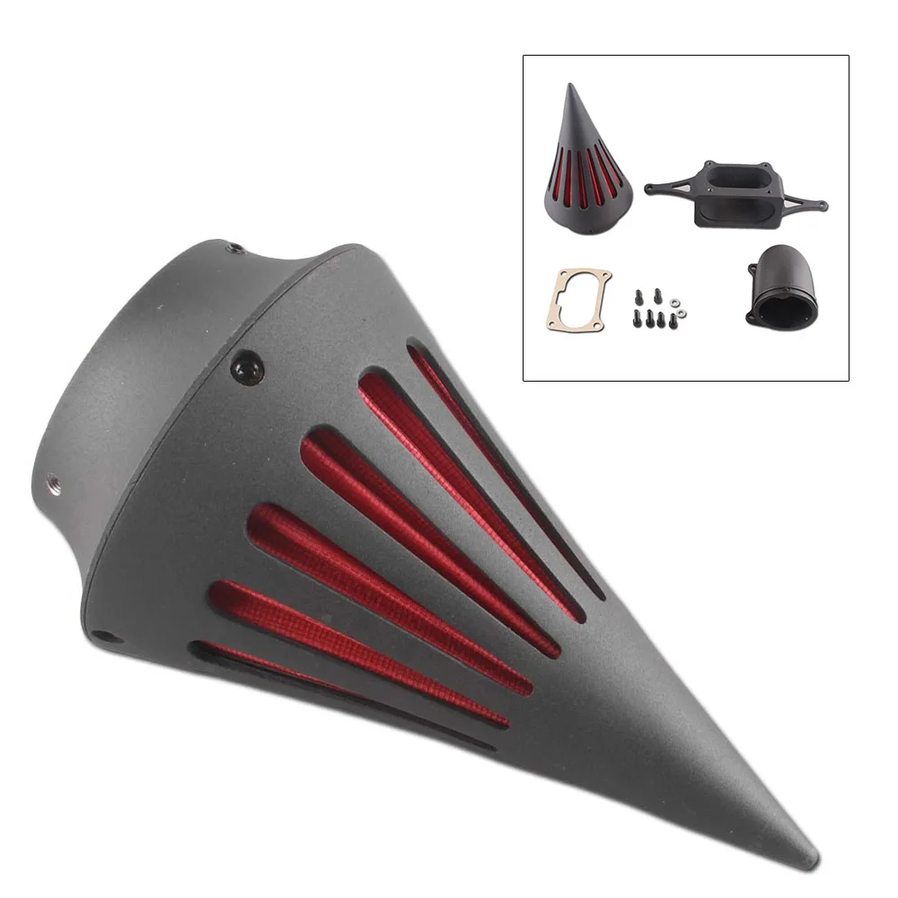 Motorcycle Cone Spike Air Cleaner Intake Filter Kit For Yamaha Road Star Warrior Midnight 2002 2003 2004 2005 2006 Aluminum