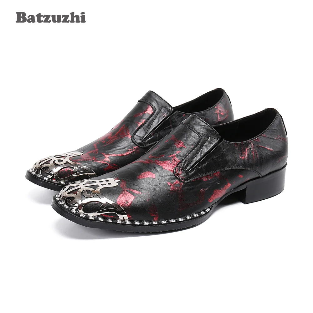 

Batzuzhi Top Fashion Men's Shoes Oxfords New Design Leather Dress Shoes Men Formal Business Shoes Zapatos Hombre, Big Size 6-12