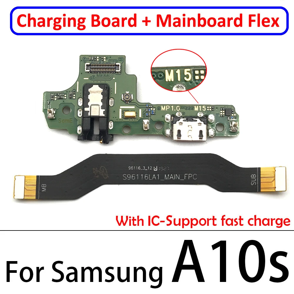 Nowy port ładowania USB Złącze płyty dokującej Główny kabel płyty głównej FPC do Samsung A10S A20S A21S A30S A50S A31 A41 A51 A71