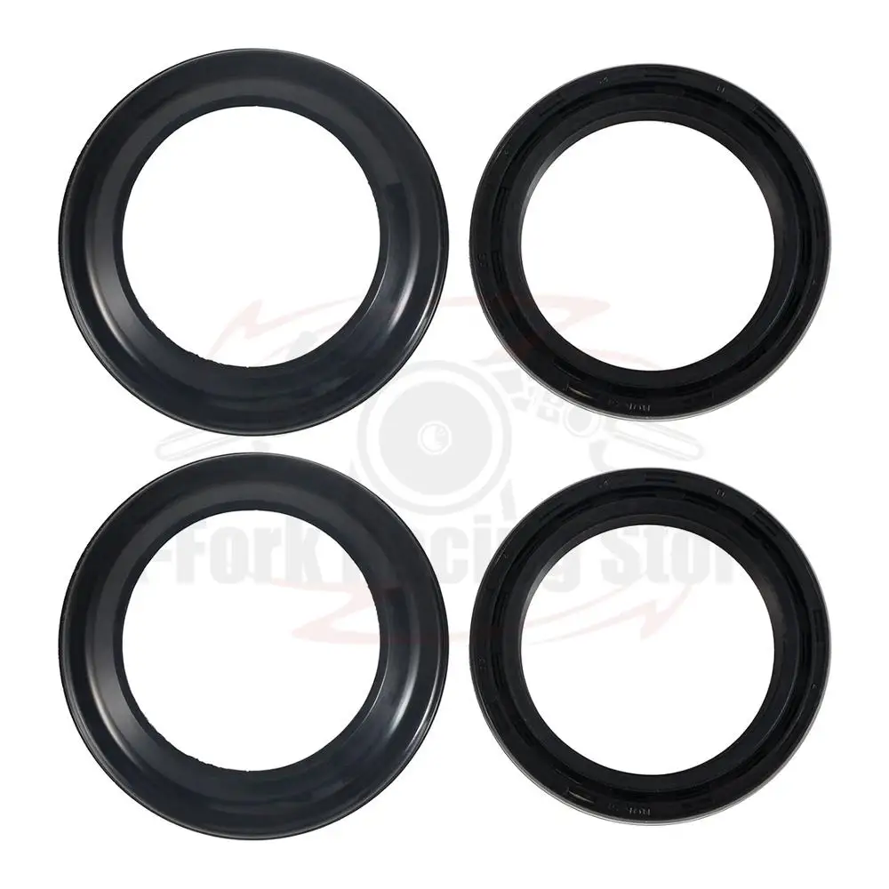 

Motorcycle Fork Oil & Dust Seals 4PCS For Kawasaki ZX600 Ninja ZX-6RR 2005 2006 Motorcycle Oil Dust Seals Front Fork Shock Parts