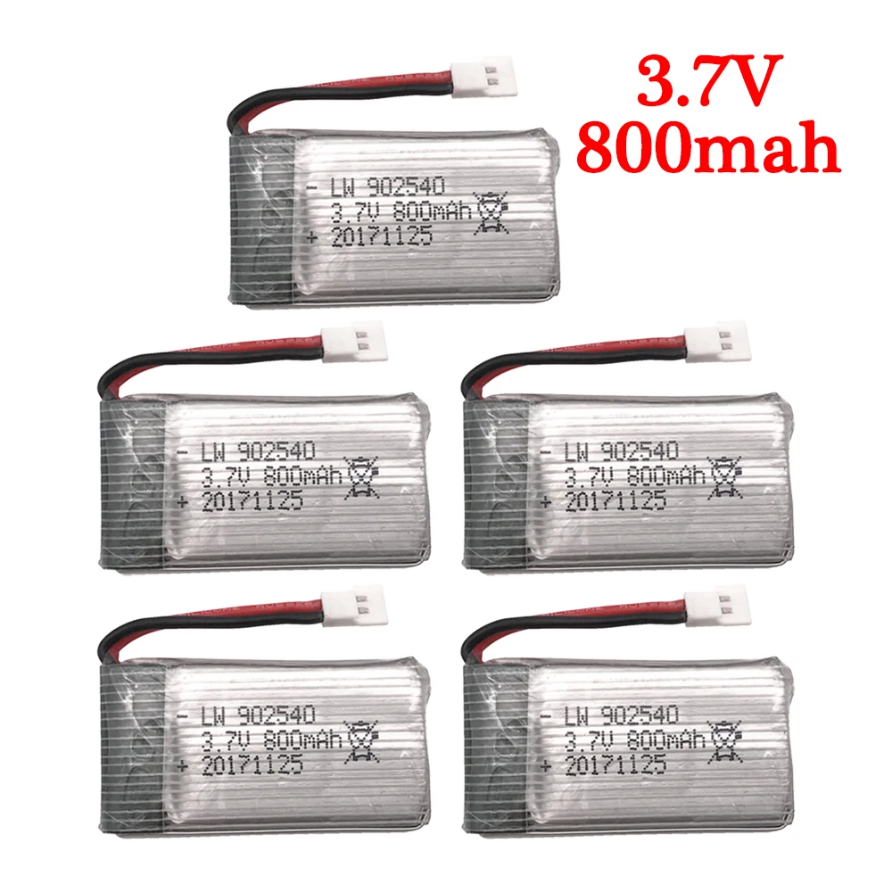 RC بطارية توصيل خارجي 3.7V 800mAh 25C يبو بطارية ل Syma X5 X5C X5SC X5SW TK M68 MJX X705C SG600 أجهزة الاستقبال عن بعد هليكوبتر أجزاء