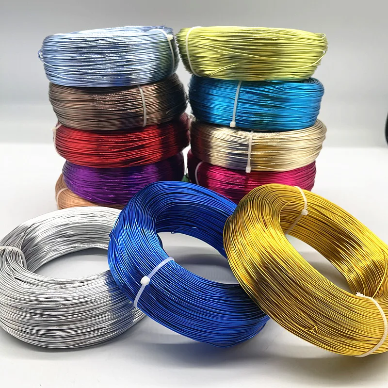 

New 500g/Roll 0.8mm-3.0mm Aluminum Wire Jewelry Findings for Jewelry Making DIY Handmade Necklace Bracelet