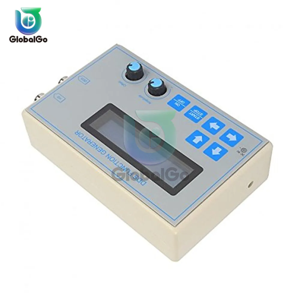 DC 9V 1602 LCD Display Digital DDS Function Signal Generator Module Sine Triangle Square Wave USB Cable 1HZ-65534HZ