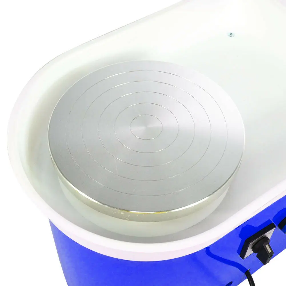 Pottery Forming Machine 350W 25cm Ceramic Pottery Wheel with Adjustable Feet Lever Pedal For Ceramic Work Clay Art Craft DIY