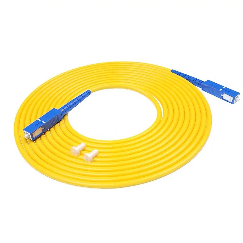 SC/UPC-SC/UPC 10Pcs/Lot 3M Simplex 9/125 Single Mode SM Fiber Optic Cable Patch Cord 10Pcs/Lot LSZH 2.0/3.0mm jumper PVC