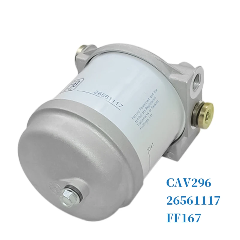 26561117 Fuel Filter Assembly Diesel Filter Fuel Water Separator Assembly CAV296 26561117 FF167 For Generator Set and Truck