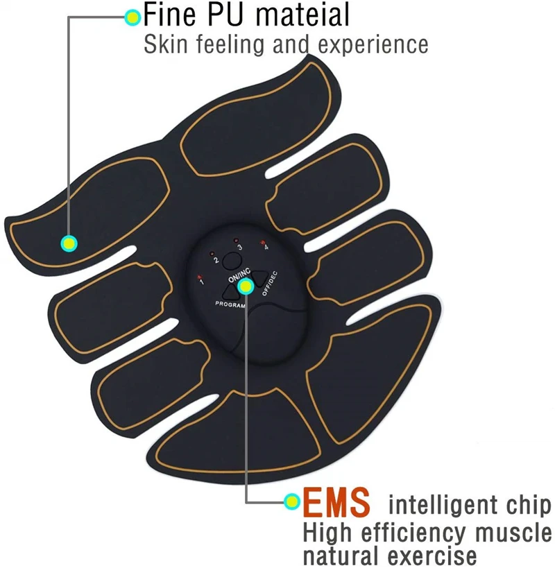 Spier Stimulator Abdominale Exerciser Fitness Abs Stimulator Ems Vermagering Machine Stimulator Elektrische Buik Trainer Machine