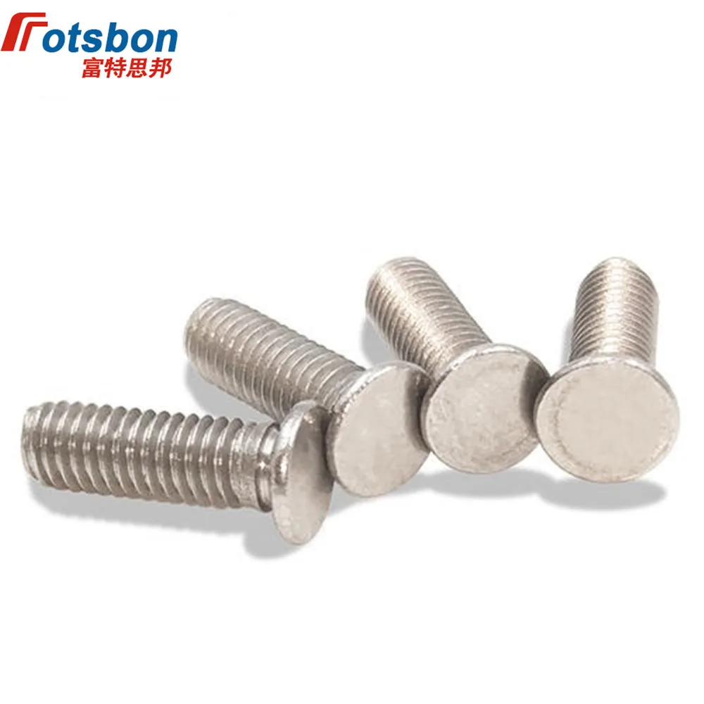 FHS-M5-16 Round Head Studs Self-clinching Blind Rivet Protruding Stud Clinch PCB Screw Platen Screws Sheet Metal Vis