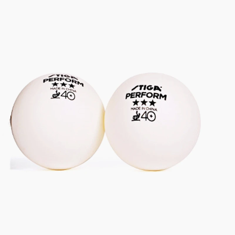 Stiga 3 Star D40+ Table Tennis Balls New Material Plastic Poly Ping Pong Balls Ittf Approved Seam Professional Ball