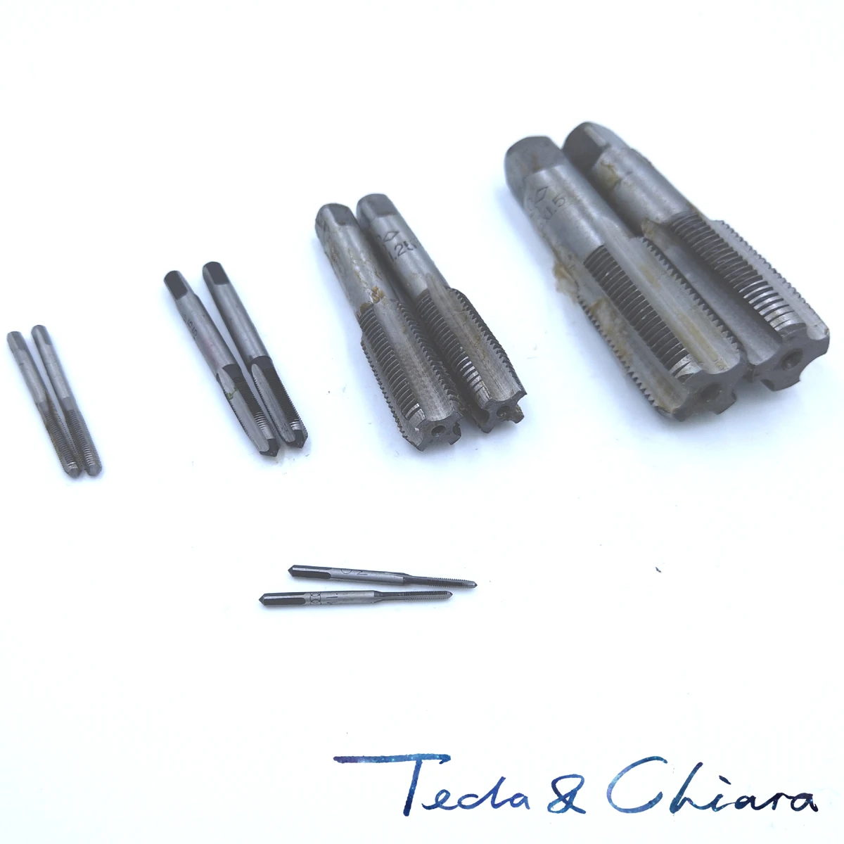 1Set M18 x 1mm 1.5mm 2mm 2.5mm Taper and Plug Metric Tap Pitch For Mold Machining * 1 1.5 2 2.5