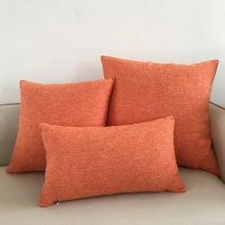 IvoryโซฟาปลอกหมอนอิงSolid Basic 30X50ซม.40X40ซม.45X45ซม.50X50ซม.X 60X60ซม.Deactivateโยนฝาครอบหมอนสำหรับเก้าอี้รถ