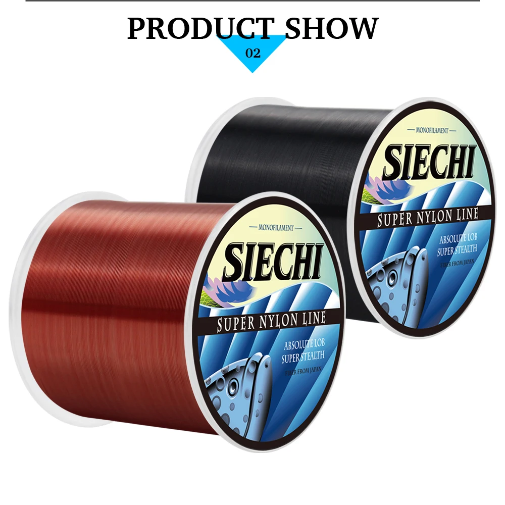 2026 Brandneue 500m Nylon-Angelschnur Superstark 4,4LB - 28,6LB 7 Farben Japan Monofilament Hauptschnur Angelzubehör – Detail 12