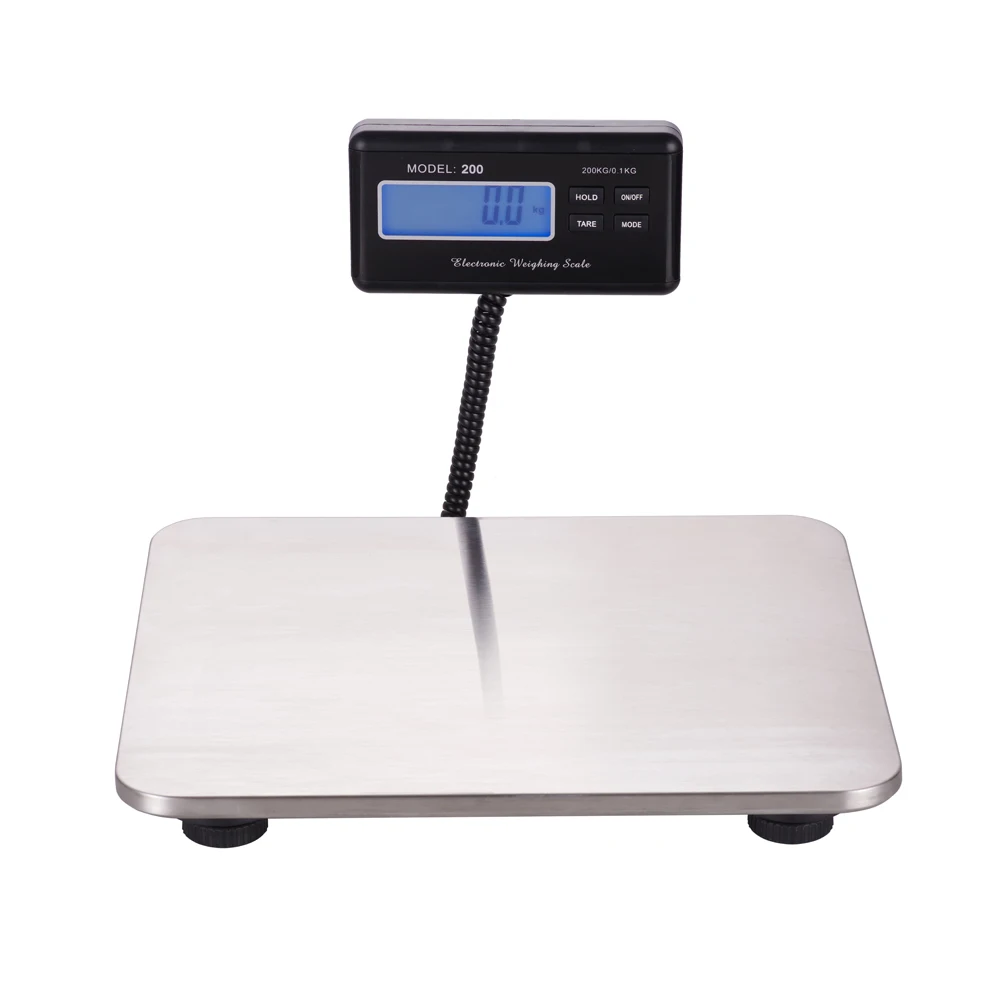 200kg Electronic Balance Digital Postal Scale LCD  Floor weighing Scale Stainless steel