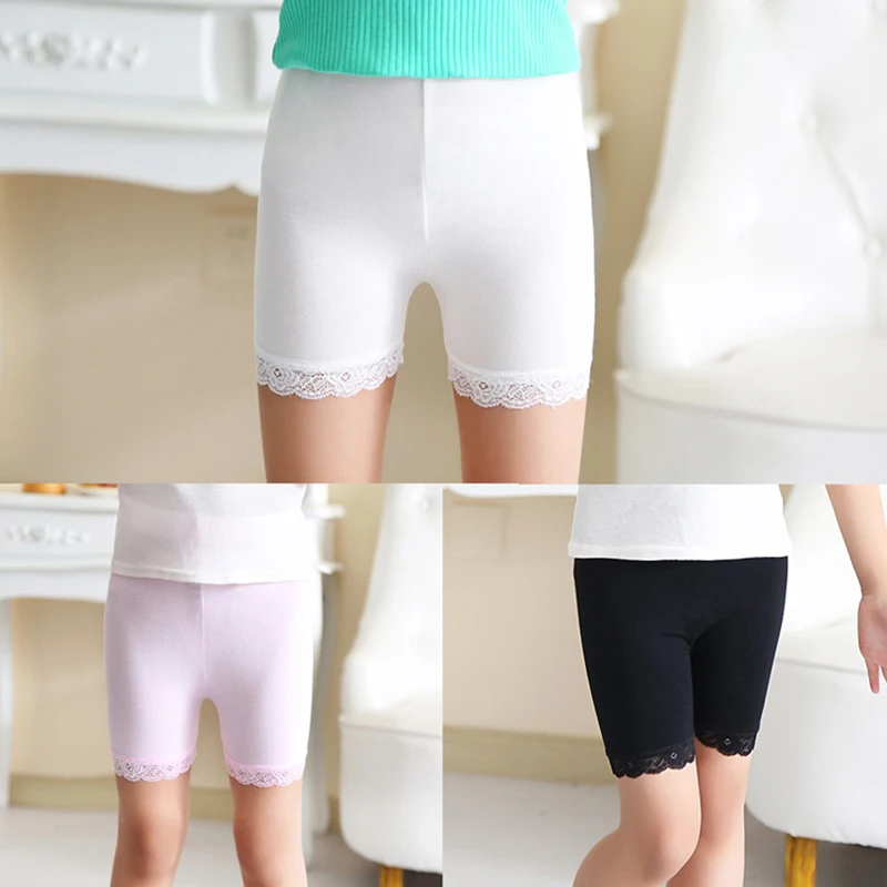 3-16Y girls spring summer pants calf-length leggings short pants Candy Color pants girls legging Knee Length baby girls pants