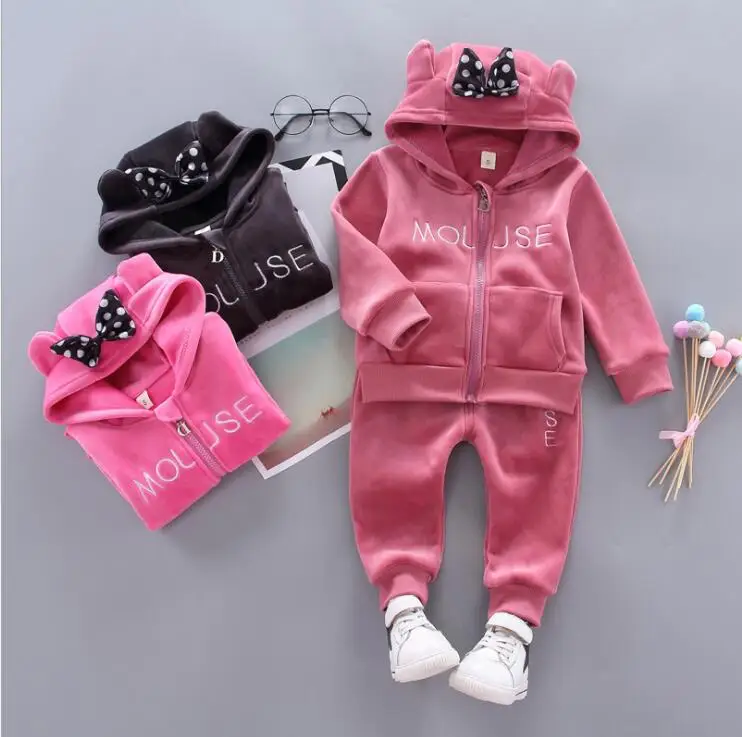 

Spring Kids Boys Girls Casual Clothes Kids Cartoon T-Shirt Pants 2Pcs/Sets Infant Cotton Clothing Set Children Fashion Tracksuit