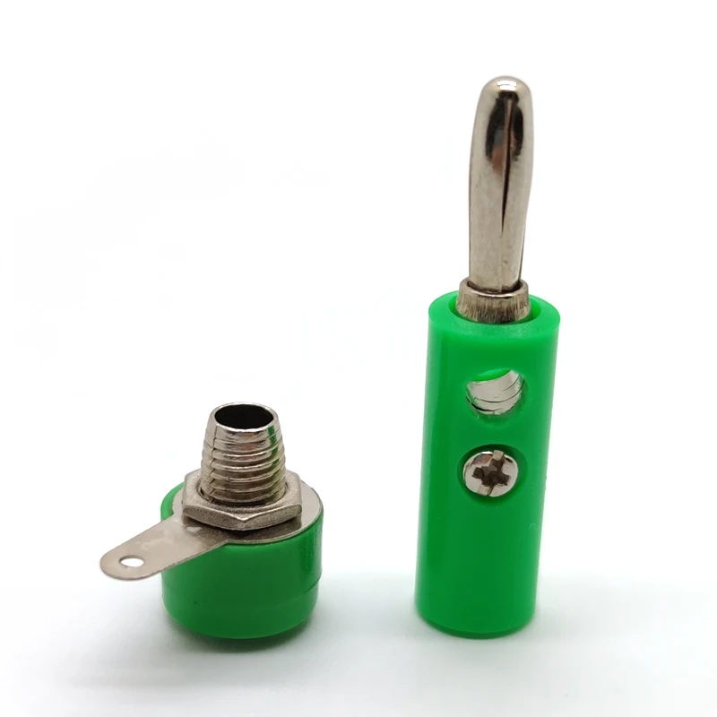 Kit 30 Pezzi Connettori Banana 4 Mm: Prese, Spine E Clip A Coccodrillo, Placcati Nichel, Per Audio, Video E Test Elettrici - 4