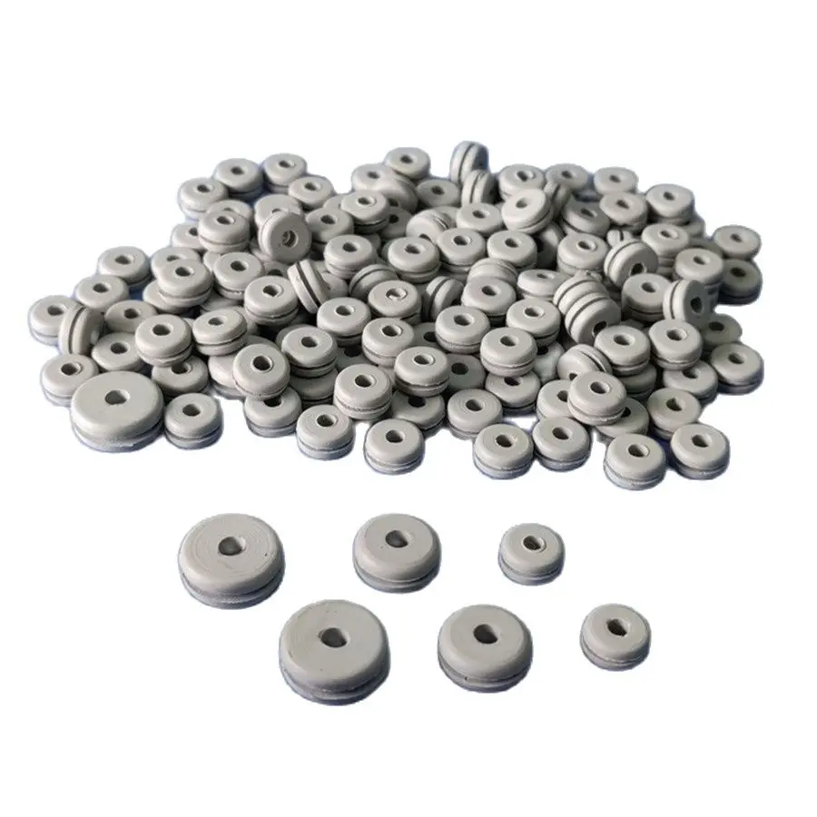 20 Pcs  Heli Canopy Rubber Grommet  For RC Airplane Color Grey