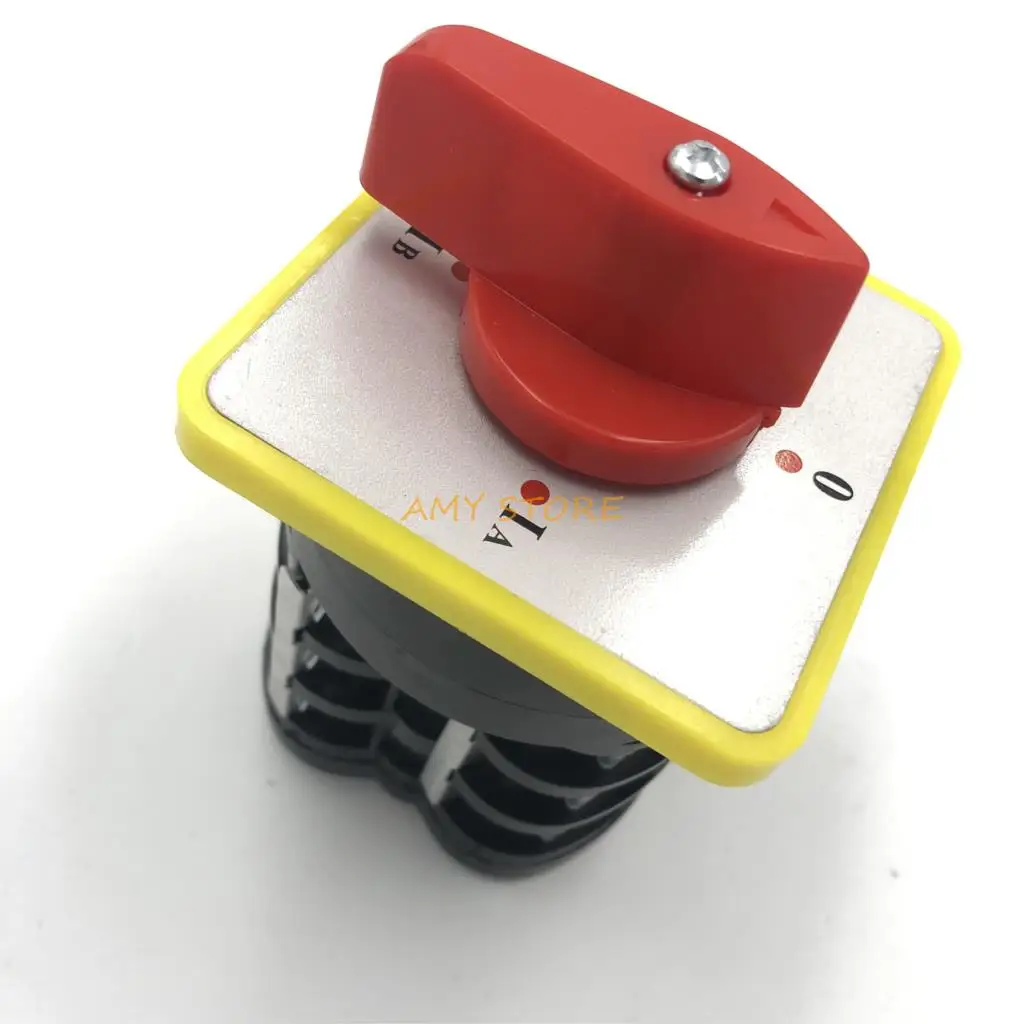 Interruptor de cámara de cambio Universal, montaje en Panel LW5-16/LH3.3 500VAC 16A, posición de IC-0-IA-IB, 12 terminales rotativos