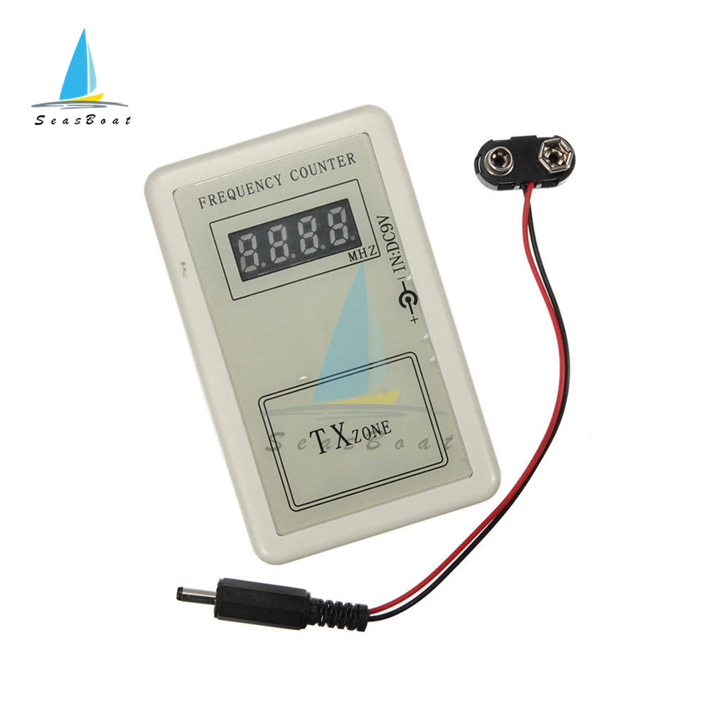 Remote Control Wireless Frequency Meter Counter Tester 250-450MHZ for Car Auto Key Remote Cymometer Detector Power Supply Cable