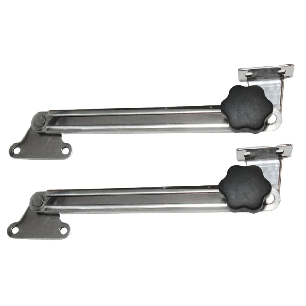 

2pcs Boat Hatch Adjusters 316 Stainless Steel Telescoping Hatch Adjuster For Marine Boat Cabin Doors (8-14 inch)