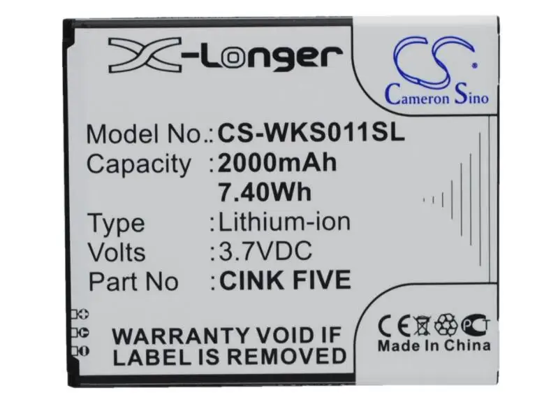 cameron sino 2000mah battery for EXPLAY X-Tremer for FLY iq451 Vista BL4257 for MICROMAX A114 A115 A116 A117 A210 A90 A92