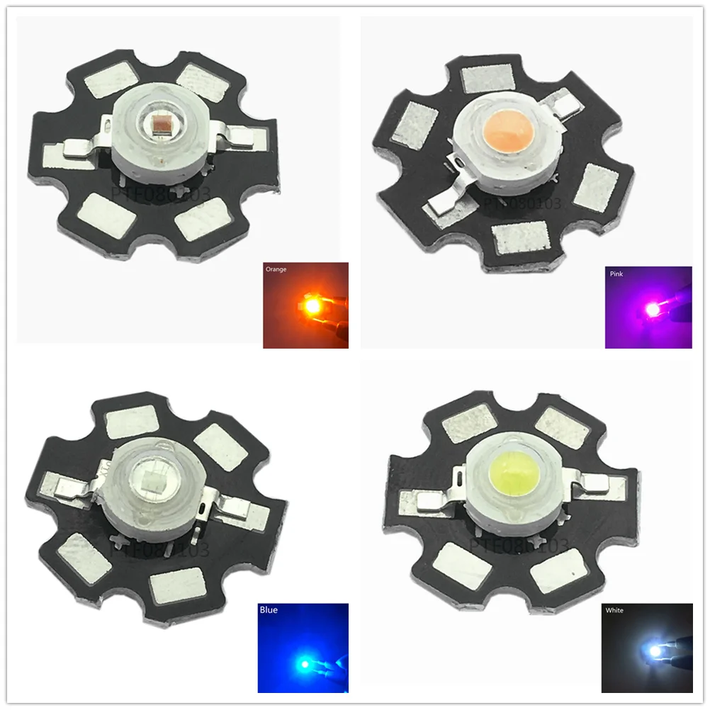 

10pcs/50pcs/100pcs 1W 3W High Power warm white/cool white /natural white/red/green/Blue/Royal blue LED