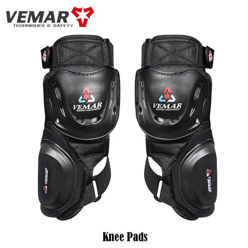 

VEMAR Motorcycle Motocross Mtb Knee Pads Windproof Moto Outdoor Sports Knee Protection Equipment Sets Protectors for Knees