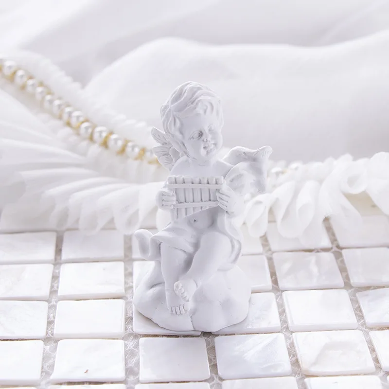 Mini angelo decorazione in resina puntelli per foto fotografia sfondo decorazione puntelli