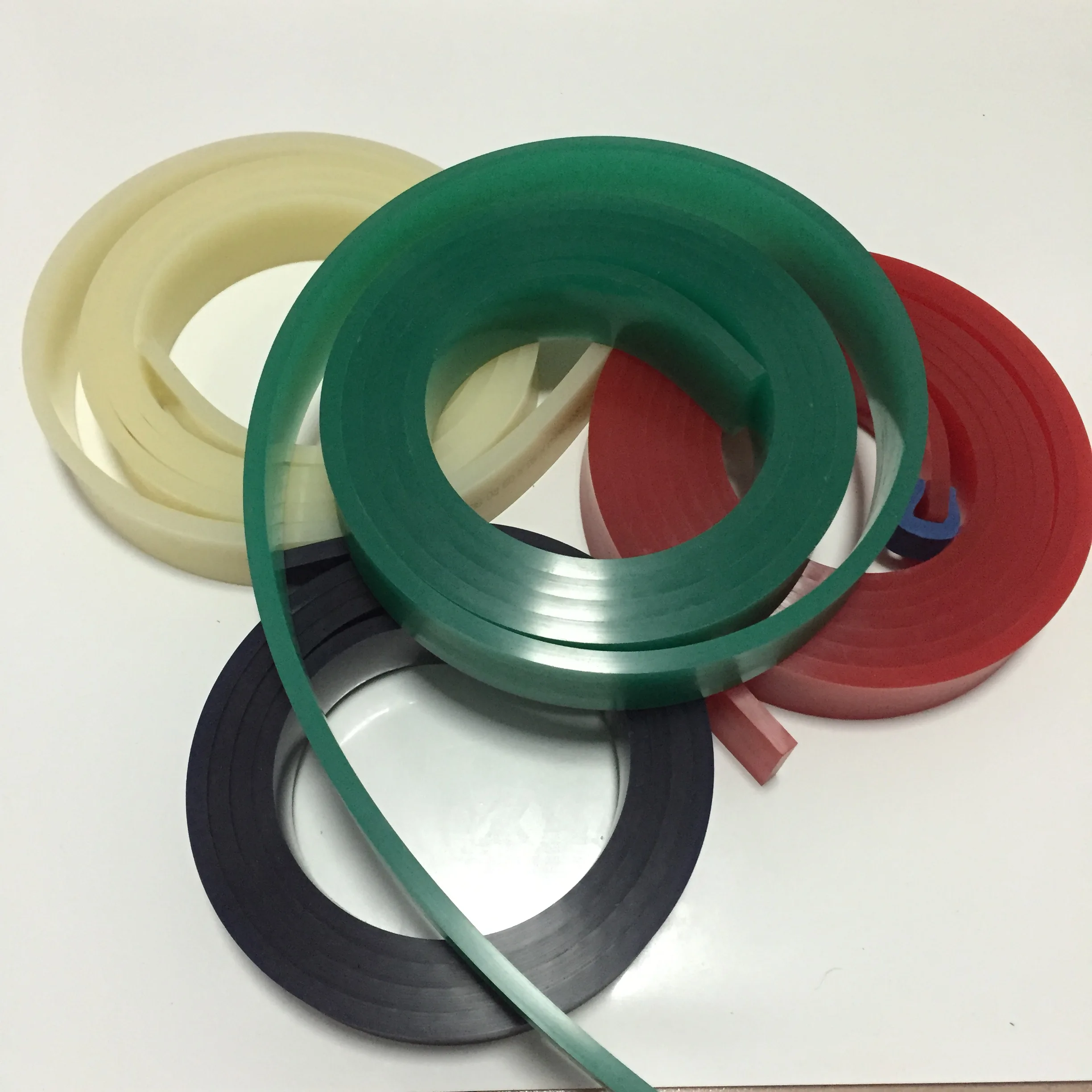 50*9*1000มม./500มม.พิมพ์หน้าจอแบน Squeegee ใบมีดยาง65/75/80/85A Durometer