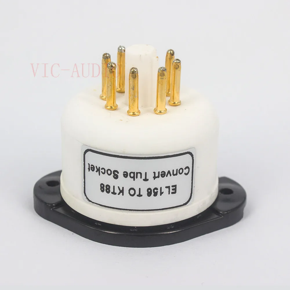 1Piece Telefunken EL156 TO KT88 Shuguang EL156 Convert Tube Socket DIY Audio Vacuum Tube Adapter Socket Converter Amplifier DIY