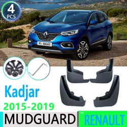 for Renault kadjar 2015 2016 2017 2018 2019  4 PCS Car Fender Mudguard Mud Flaps Guard Splash Flap Mudguards Car Accessories