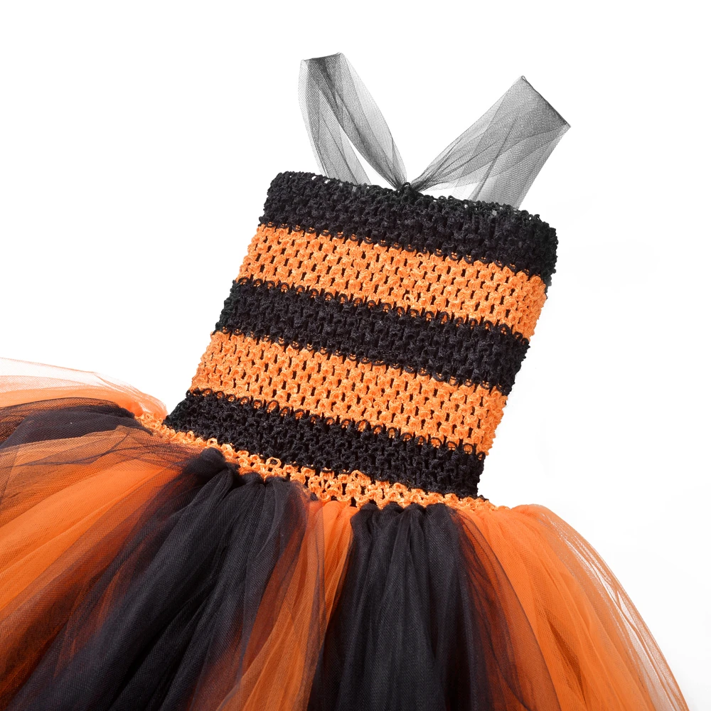 Disfraces de tigre negro naranja para niñas, vestidos de princesa para adolescentes, Disfraces de Halloween y Navidad, ropa de animales para niños