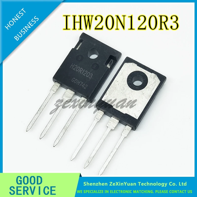 10 Chiếc-50 Con H20R1203 IHW20N120R3 IGBT Đặc Biệt Chip Cảm Ứng Cách Nhiệt Cổng Lưỡng Cực Điện Cao Cấp Ống TO-3P