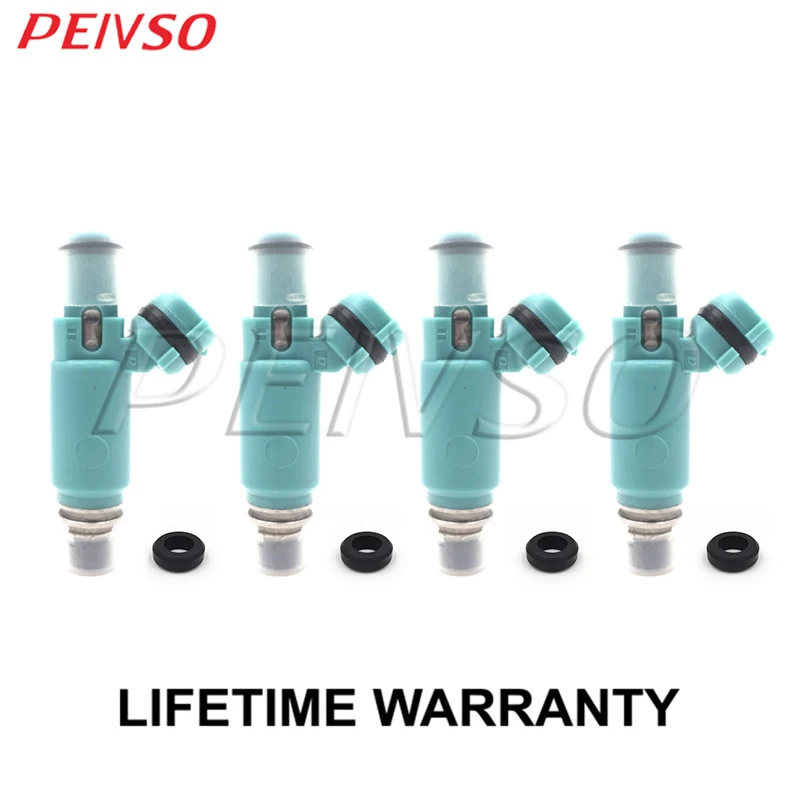 

PEIVSO 4pcs 195500-3920 16611-AA521 Fuel Injector For Subaru Impreza WRX Sedan 4-Door 2.0L H4 2002~2005 1955003920