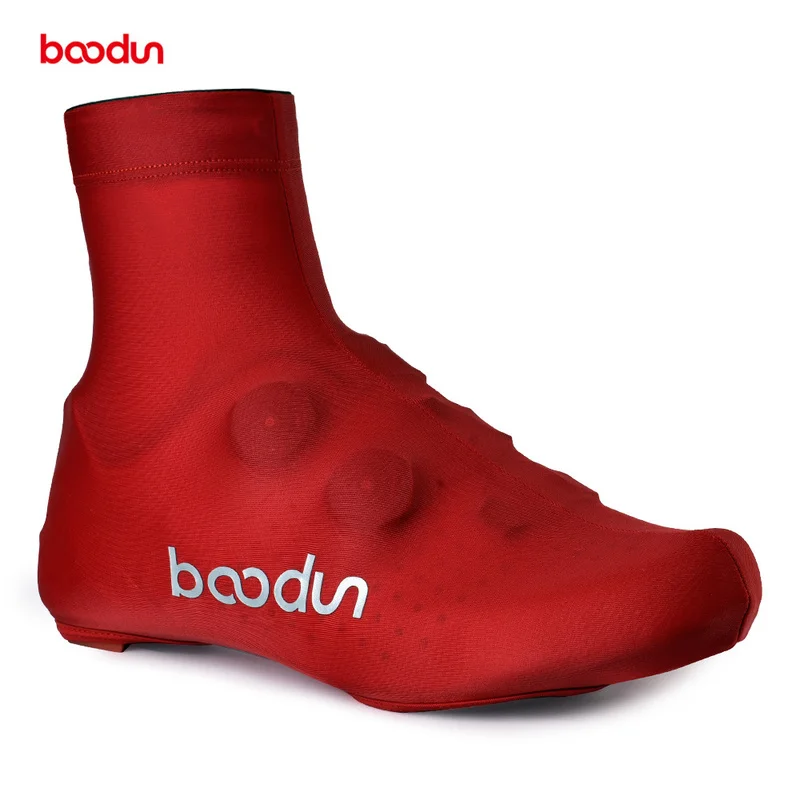 BOODUN-cubierta de zapatos de ciclismo para hombre y mujer, protector de zapatos de licra, transpirable y elástico, en 3 colores, para bicicleta de