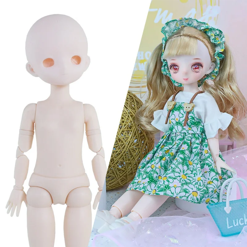 Makeup 1/6 Bjd Doll 22 Moveable Joints 30cm DIY Handmade Dolls Kids Toy Girls Doll Gift