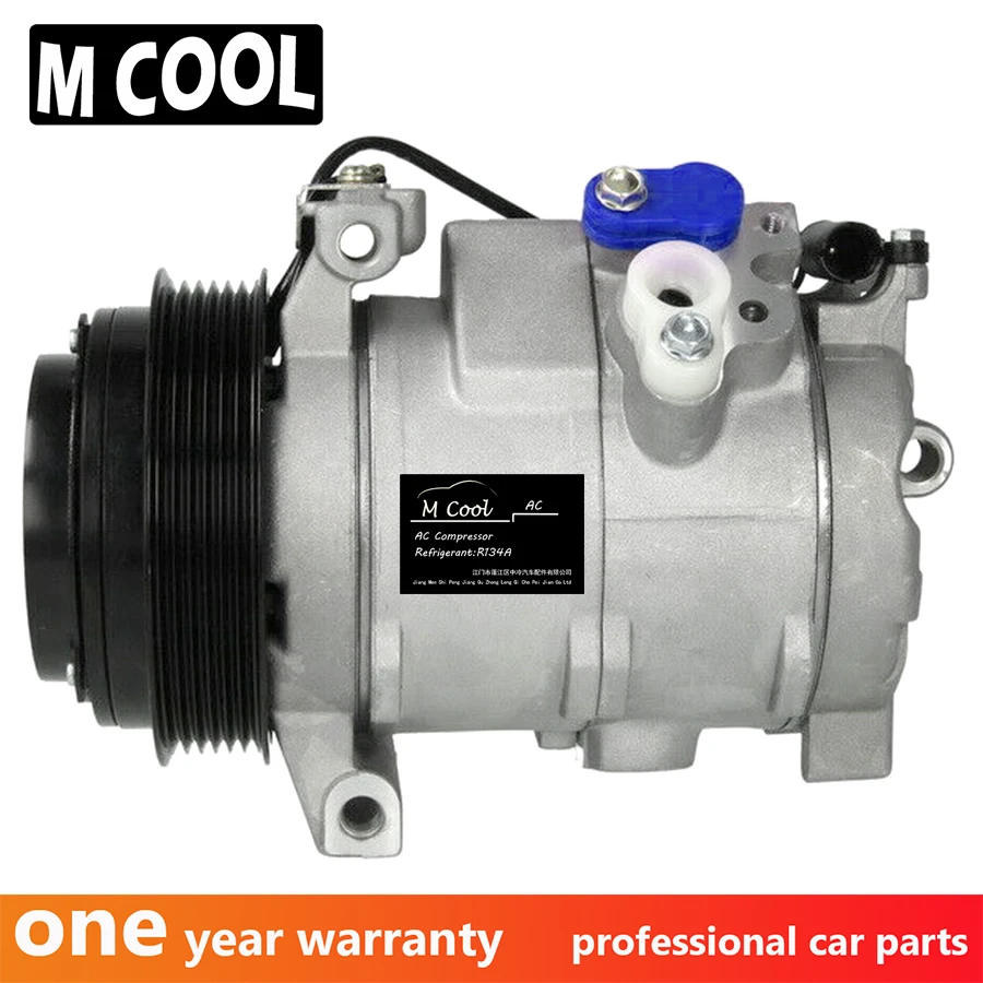 New 10S17C A/C AC Compressor For Jeep Grand Cherokee 2.7CRD 2001- 55116839AA 12V PV6 119MM 55116839AA