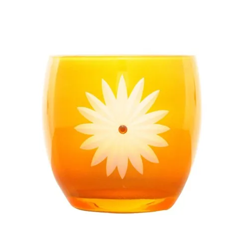 Arte Home Gelbere Orange Candle holder