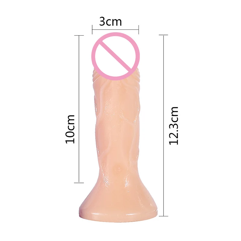 Soft Silicone Jelly Dildo Realistic Small Penis Anal Plug Dick Suction Cup Strapon Sex Toys For Woman