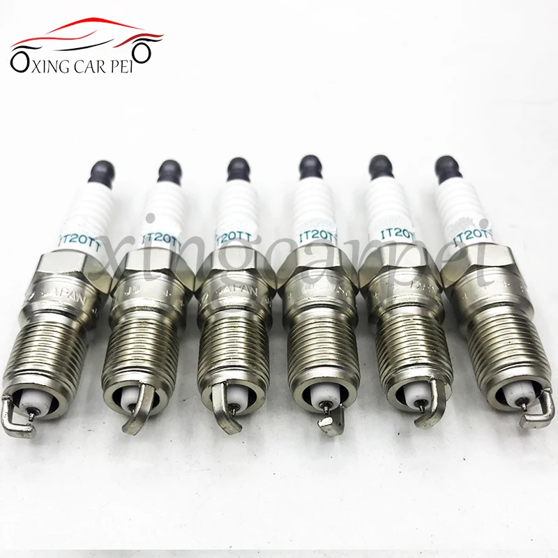 4/6PCS IT20TT 4714 Dual ridium Spark Plug Irídio TT Spark Plug para Chevrolet para Ford para Renault para Volvo para Mazda