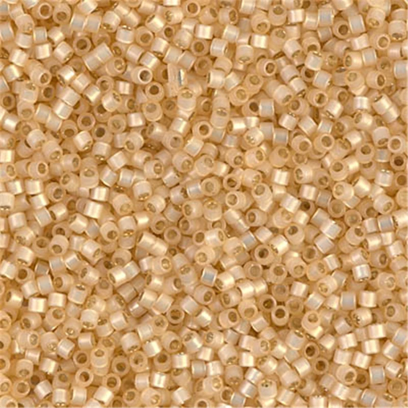 2000 stücke 11/0 Japan Miyuki Delica Seed Perlen Opal Farben Glas Seed Bead Für Hand Stickerei 1,6x1,3mm moderne Stil 10g 1 rohr – Detail 6