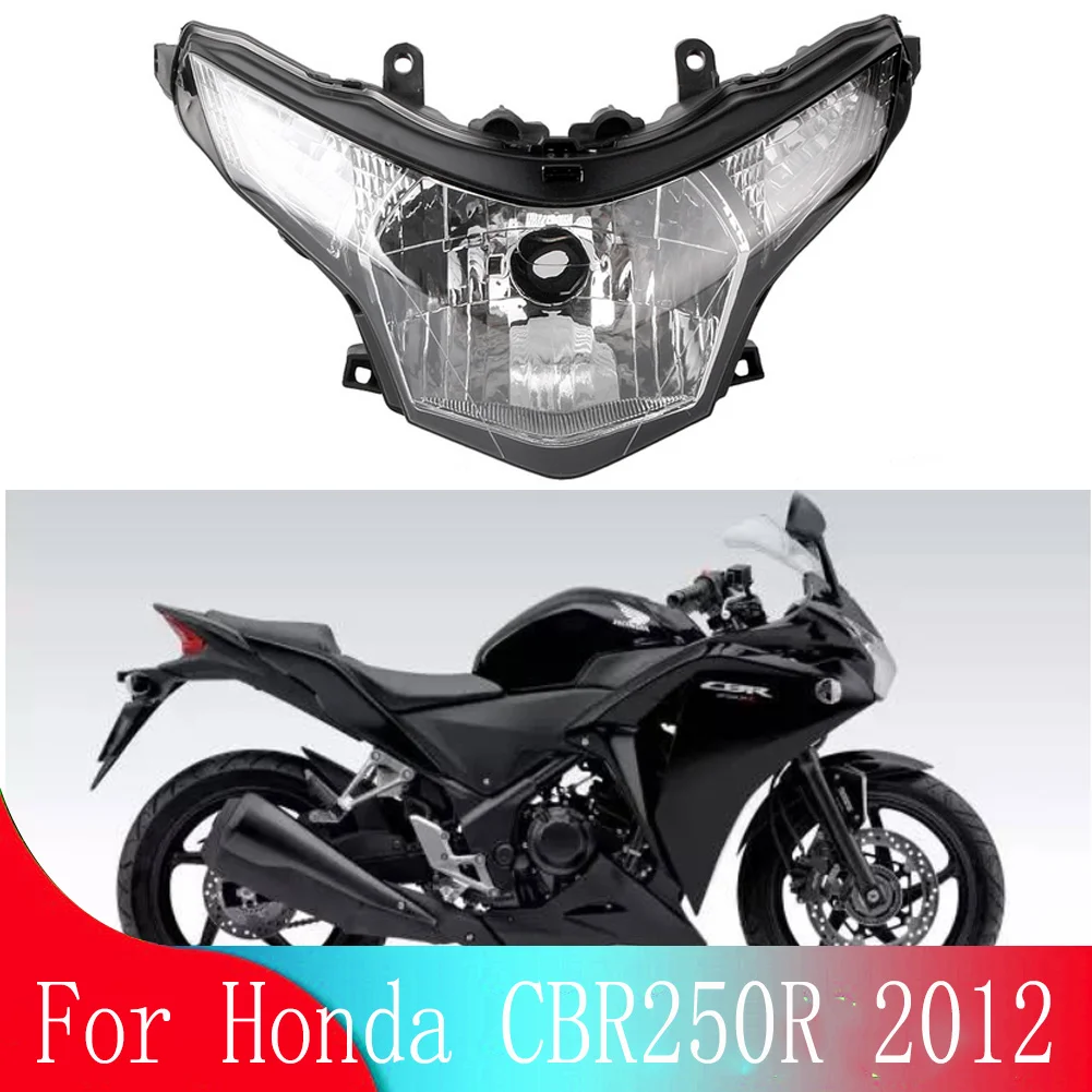 CBR 250R Cafe Racer Motorcycle Accessories Front Headlight Headlamp Head Light Lighting Lamp For Honda CBR250R CBR 250 R 2012