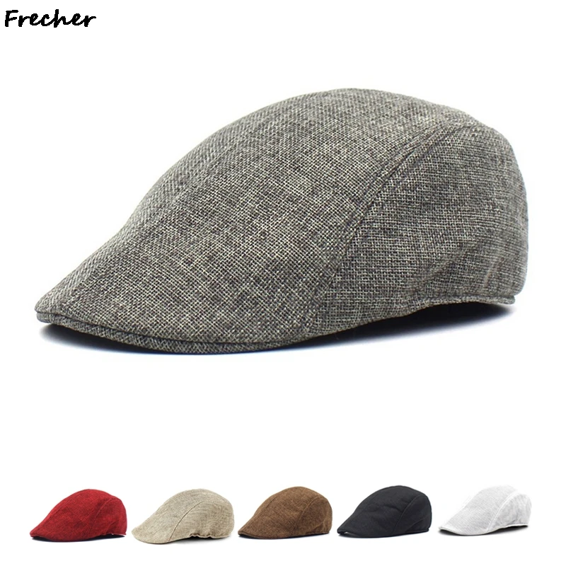 Lots Style Men Berets 2021 Spring Autumn Casual Street Newsboy Beret Hat Retro England Hat Wild Octagonal Cap Fashon Hats Caps