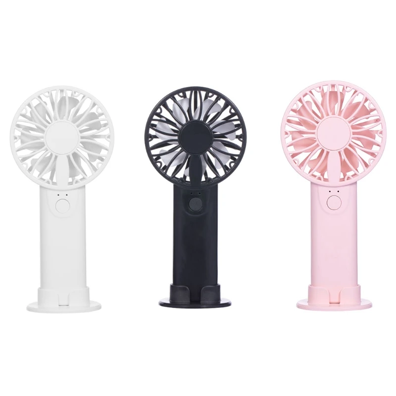 

Mini Portable Fan Cool Air Hand Held Travel Cooler Cooling Mini Desk Fans Powered By 2x AA Battery For Outdoor Home