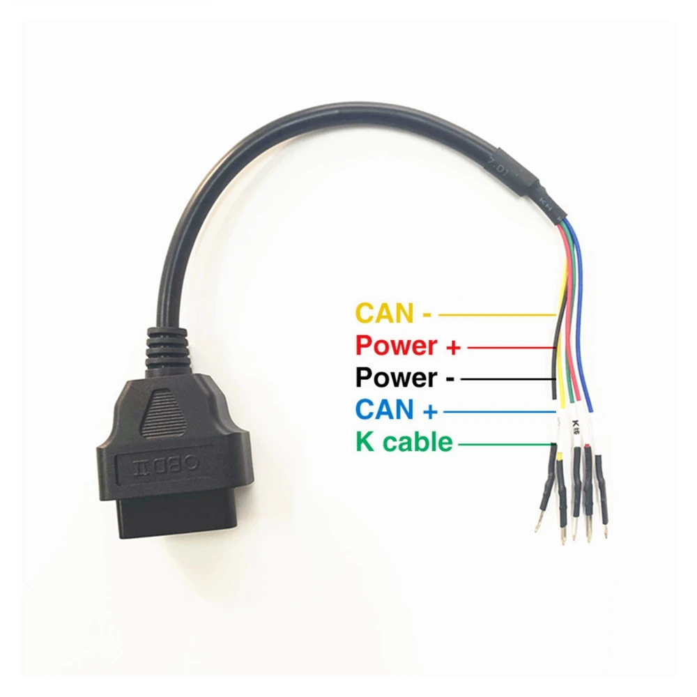 Motorcycle OBD2 Connector For YAMAHA/SUZUKI/Kawasaki/HONDA/Delphi/Ducati 3pin 4pin 6pin Adaptor 3 4 6 PIN OBD 2 Extension Cable