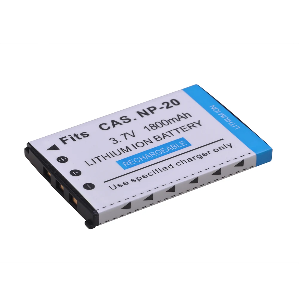 1800mAh NP-20 CNP20 NP20 Battery for Casio EX-Z7 Z8 Z11 Z60 Z65 Z70 Z75 Z77 M1 M2 M20 S1 S2 S3 S20 S100 S500 S600 S770 S880